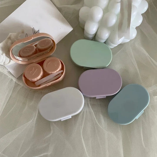 Contact Lens Case With Mirror